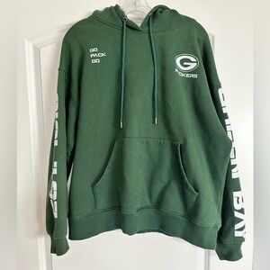 Green Packers Hoodie, WEAR by Erin Andrews Size XL